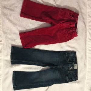 2 Baby Gap pants Size 2T for Girls